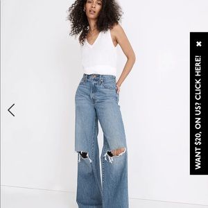 NEW Madewell Super wide leg!